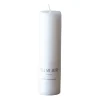 Tell Me More kaars M 15 cm, Wit< Kaarsen