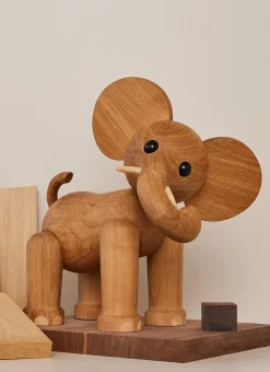 Spring Copenhagen Tembo olifant decoratie 41 cm, Eik< Kinderkamer Interieuraccessoires|Kinderkamer Interieuraccessoires