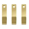 Meraki Thapsus haak 3-pack, Geborstelde messing afwerking< Haken & Hangers