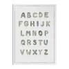 Kunskapstavlan® The alphabet watercolour poster, 50x70 cm< Posters
