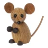 Spring Copenhagen The city mouse decoratie muis, Eikenhout< Houten Beelden