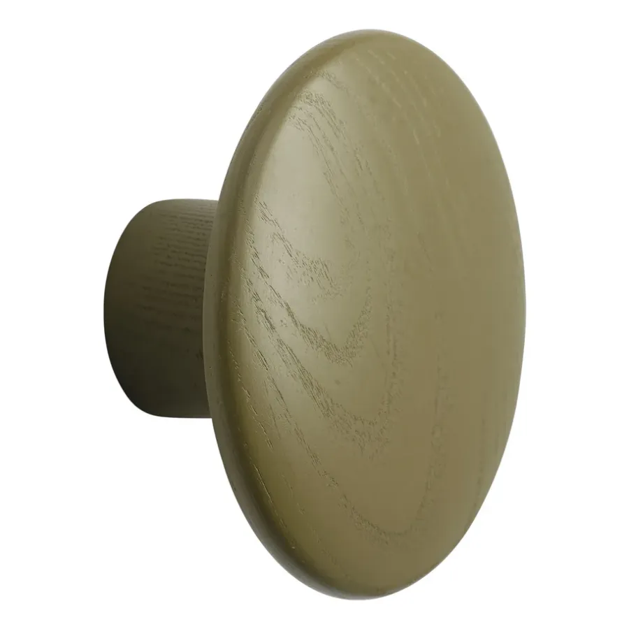 Muuto The Dots kledinghaak brown green, Ø9 cm< Haken & Hangers
