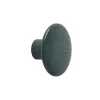 Muuto The Dots kledinghaak dark green, Small< Haken & Hangers|Opbergoplossingen Voor De Kinderkamer