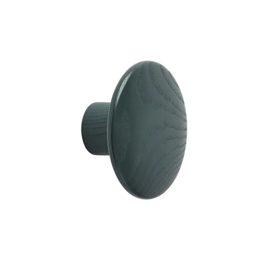 Muuto The Dots kledinghaak dark green, Small< Haken & Hangers|Opbergoplossingen Voor De Kinderkamer