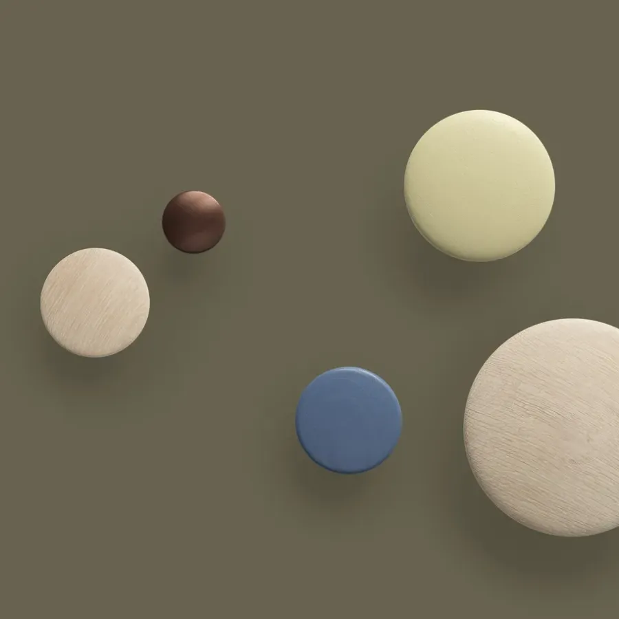 Muuto The Dots kledinghaak metaal 2,7 cm, Umber< Haken & Hangers|Opbergoplossingen Voor De Kinderkamer