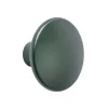 Muuto The Dots kledinghaak metaal 5 cm, Dark green< Haken & Hangers|Opbergoplossingen Voor De Kinderkamer