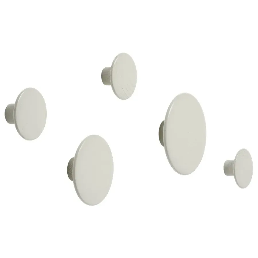 Muuto The Dots kledinghaak off white, XS< Haken & Hangers|Opbergoplossingen Voor De Kinderkamer