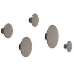 Muuto The Dots kledinghaak taupe, XS< Haken & Hangers|Opbergoplossingen Voor De Kinderkamer