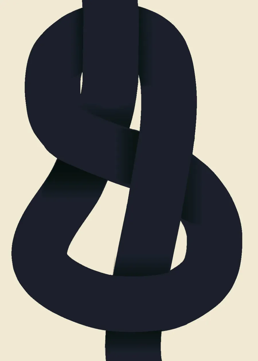 Paper Collective The Knot poster, 70x100 cm< Posters