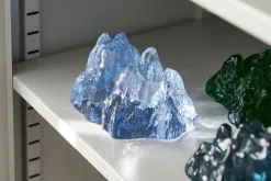 Kosta Boda The Rock waxinelichtjeshouder 91 mm, Ice blue< Kaarsenhouders & Kaarsenborden