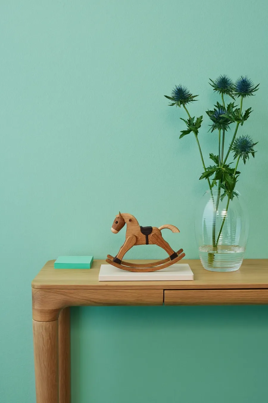 Spring Copenhagen The Rocking Horse decoratie 13,5 cm, Eik, 13,5 cm< Houten Beelden