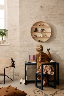 Ferm Living The Round Dorm boekenkast, Ø 55 cm< Planken & Planksystemen|Opbergoplossingen Voor De Kinderkamer