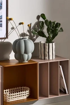 Scandi Living Thrive pot Ø20 cm, Wit-zwart< Bloempotten