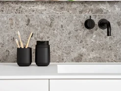 Zone Denmark Time tandenborstelbeker 9,8 cm, Black< Tandenborstelhouders