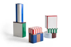 HAY Tin Container voorraadpot medium, Black-off white< Dozen & Boxen