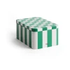 HAY Tin Container voorraadpot small, Green-off white< Dozen & Boxen