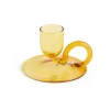 HAY Tiny kandelaar curved, Yellow< Kaarsenhouders & Kaarsenborden