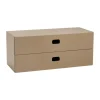 TÔNN furniture TÔNN ladekast groot, Camel< Kasten & Vitrines