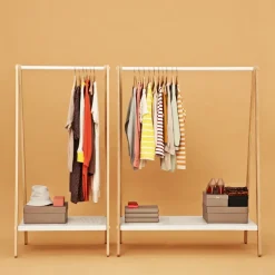 Normann Copenhagen Toj kapstok, white, onderstel van essenhout< Kapstokken & Hangrekken
