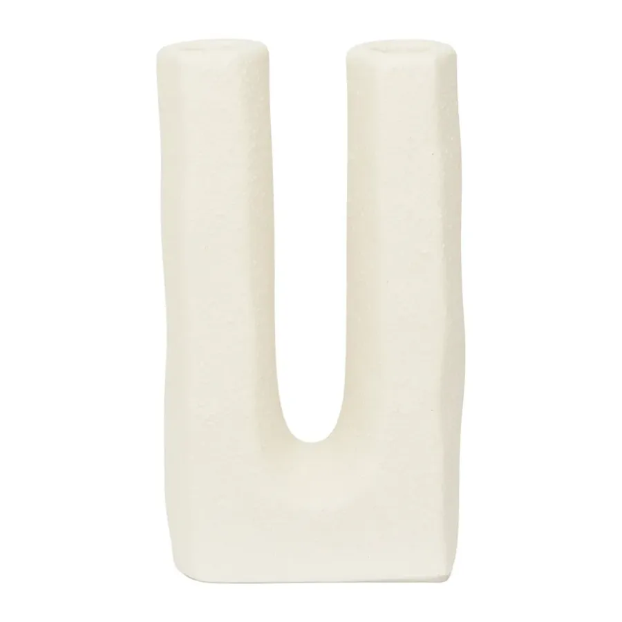 URBAN NATURE CULTURE Tomas kandelaar 11cm, Off white< Kandelaars
