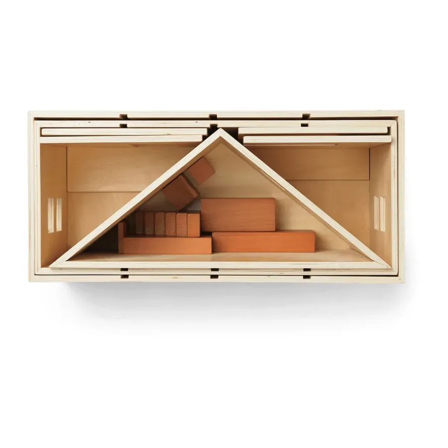 Ferm Living Toro opvouwbaar poppenhuis, Natural< Kinderkamer Interieuraccessoires|Kinderkamer Interieuraccessoires