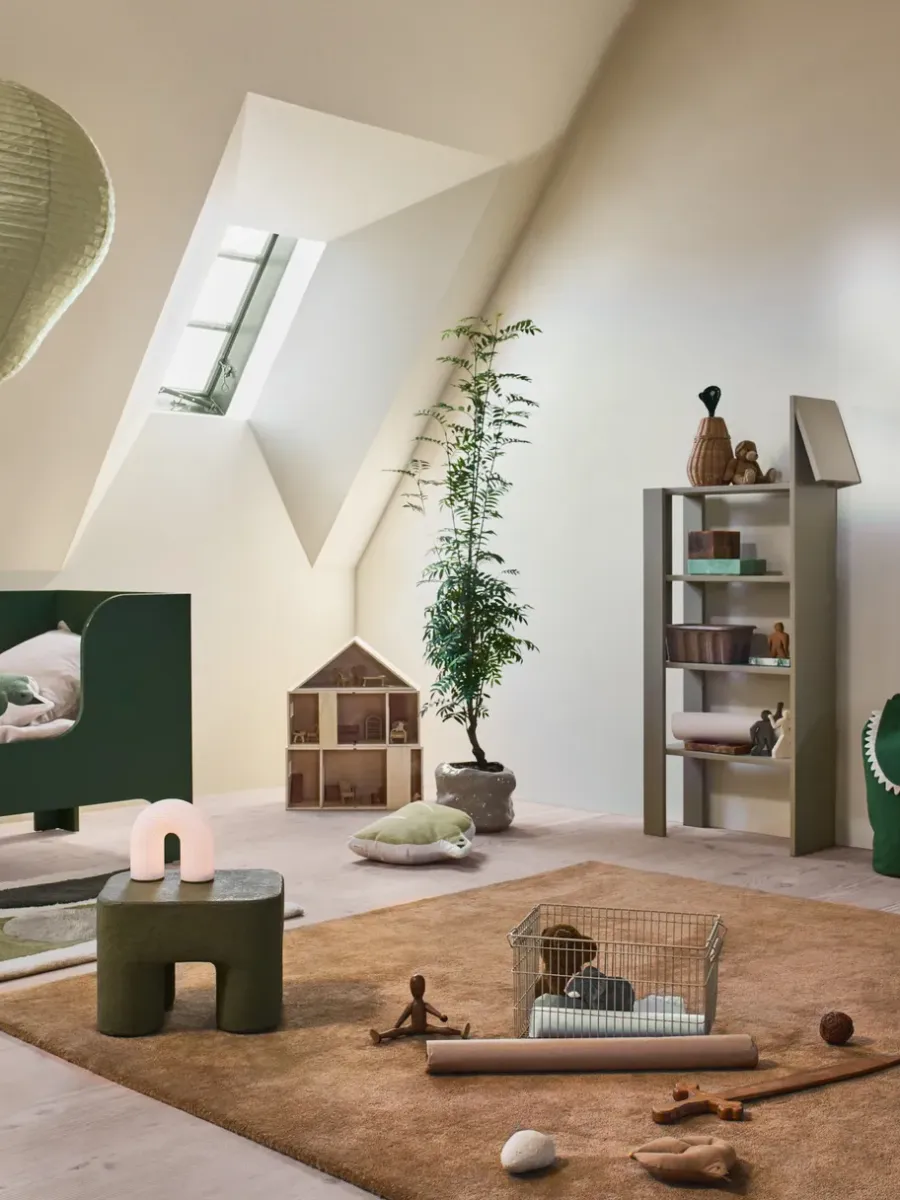 Ferm Living Toro opvouwbaar poppenhuis, Natural< Kinderkamer Interieuraccessoires|Kinderkamer Interieuraccessoires