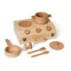 Ferm Living Toro Suitcase Kitchen kookset voor kinderen, Natural< Kinderkamer Interieuraccessoires|Kinderkamer Interieuraccessoires
