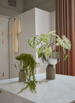 AYTM Torus bloempot Ø17 cm, Silver-taupe< Bloempotten
