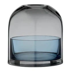 AYTM Tota kaarsenhouder, zwart-marineblauw< Kaarsenhouders & Kaarsenborden
