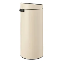 Brabantia Touch Bin prullenbak 30 liter, Soft beige< Pedaalemmers
