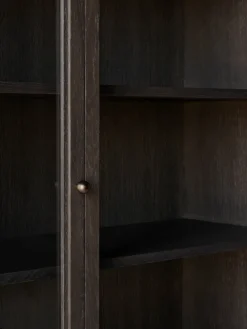 &Tradition Trace SC88 vitrinekast 120x192x40 cm, Dark stained oak< Kasten & Vitrines