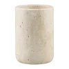 Mette Ditmer Travertine tandenborstelhouder 10 cm, Linnen< Tandenborstelhouders