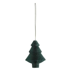 Scandi Living Tree kerstballen 4-pack, Forest Green< Kerstdecoraties