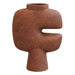 101 Copenhagen Tribal vaas medio, Terracotta< Vazen