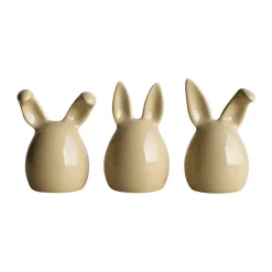 DBKD Triplets paashaas 3-pack, Shiny yellow< Paasdecoratie