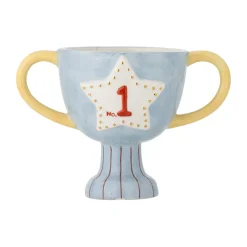 Bloomingville Trophy pot 23x16 cm, Blauw< Kinderkamer Interieuraccessoires|Kinderkamer Interieuraccessoires