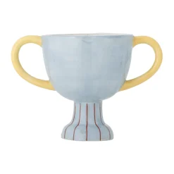 Bloomingville Trophy pot 23x16 cm, Blauw< Kinderkamer Interieuraccessoires|Kinderkamer Interieuraccessoires