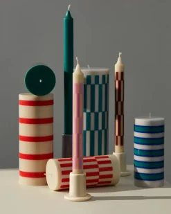 HAY Tube kandelaar 5 cm, Off-white< Kandelaars