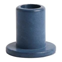 HAY Tube kandelaar beton 5,5 cm, Midnight blue< Kandelaars