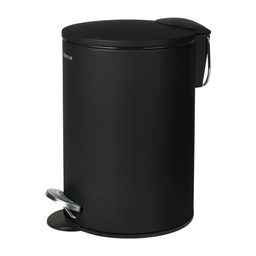 Blomus Tubo pedaalemmer 3 L, Black< Pedaalemmers