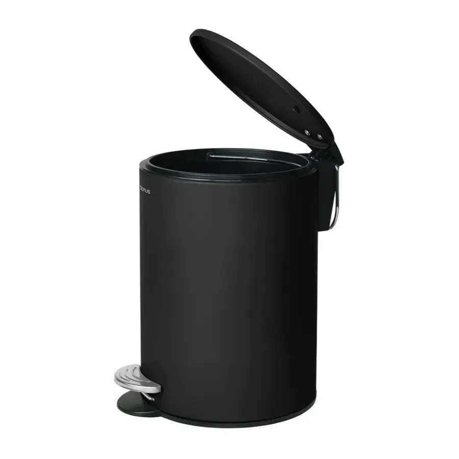 Blomus Tubo pedaalemmer 3 L, Black< Pedaalemmers