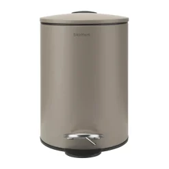 Blomus Tubo pedaalemmer 3 L, Taupe< Pedaalemmers