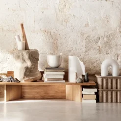 Ferm Living Tuck vaas 34 cm, Cashmere< Vazen