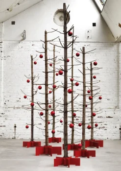 SMD Design Turbin kerstboomstandaard Ø48 cm, Rood< Kerstdecoraties