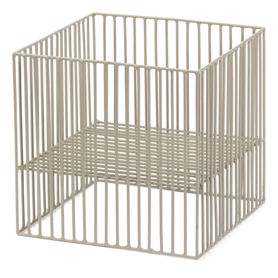 Serax Turn mand vierkant 22x22 cm, Grey< Opbergmanden