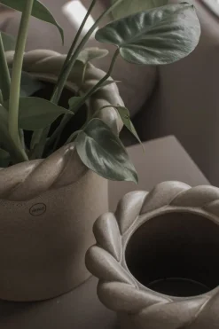 DBKD Twine bloempot Ø14 cm, Beige< Bloempotten