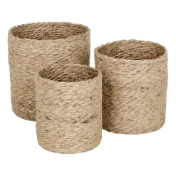 Dixie Twisted opbergmand small 3-pack, Natuur-grijs< Opbergmanden