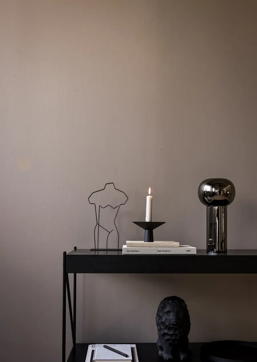 Cooee Design Uma kandelaar, Black< Kandelaars