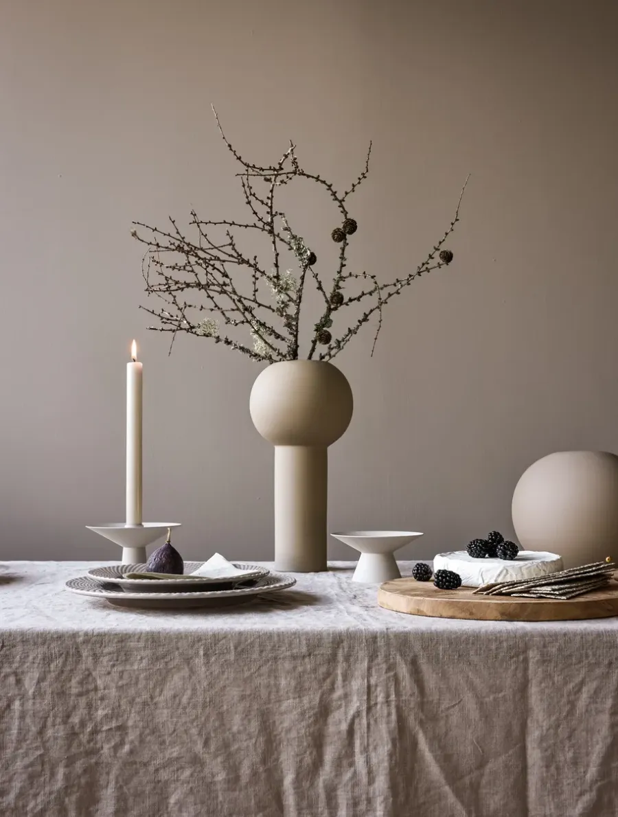Cooee Design Uma kandelaar, Sand< Kandelaars