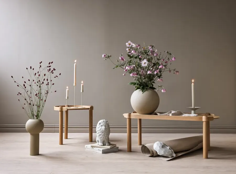 Cooee Design Uma kandelaar, Sand< Kandelaars